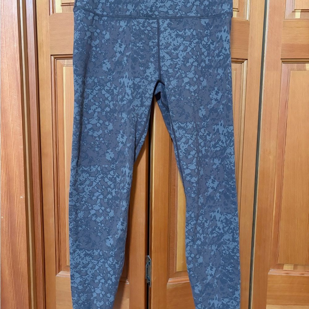 Varley Let’s Go High Rise Brown Camouflage Leggings Size M